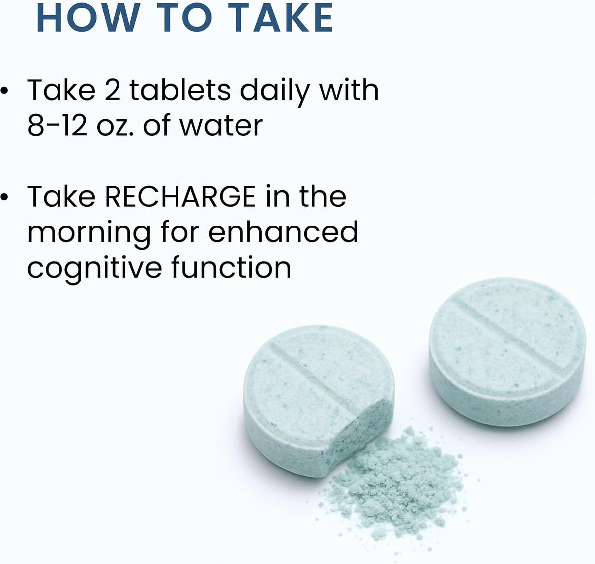Recharge - Energy & Cognitive Supplement, Methylene Blue, NAD & PQQ, 60ct