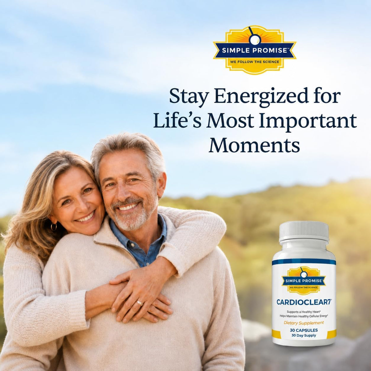 CardioClear7 - Coq10 PQQ Heart Supplement - Shilajit for Daily Wellness | 3-in-1 Heart Support, For Energy & Circulation, Enhanced Absorption With Shilajit, One Capsule Daily, 30 Day Supply