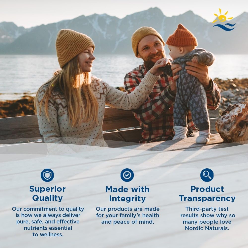 Nordic Naturals Omega-3 Gummies for Kids & Adults, Tangerine - 120 Count | 82 mg total omega-3s w/ EPA & DHA per serving supports heart, brain, & eye health. Tangerine flavor gummies, non-GMO formula