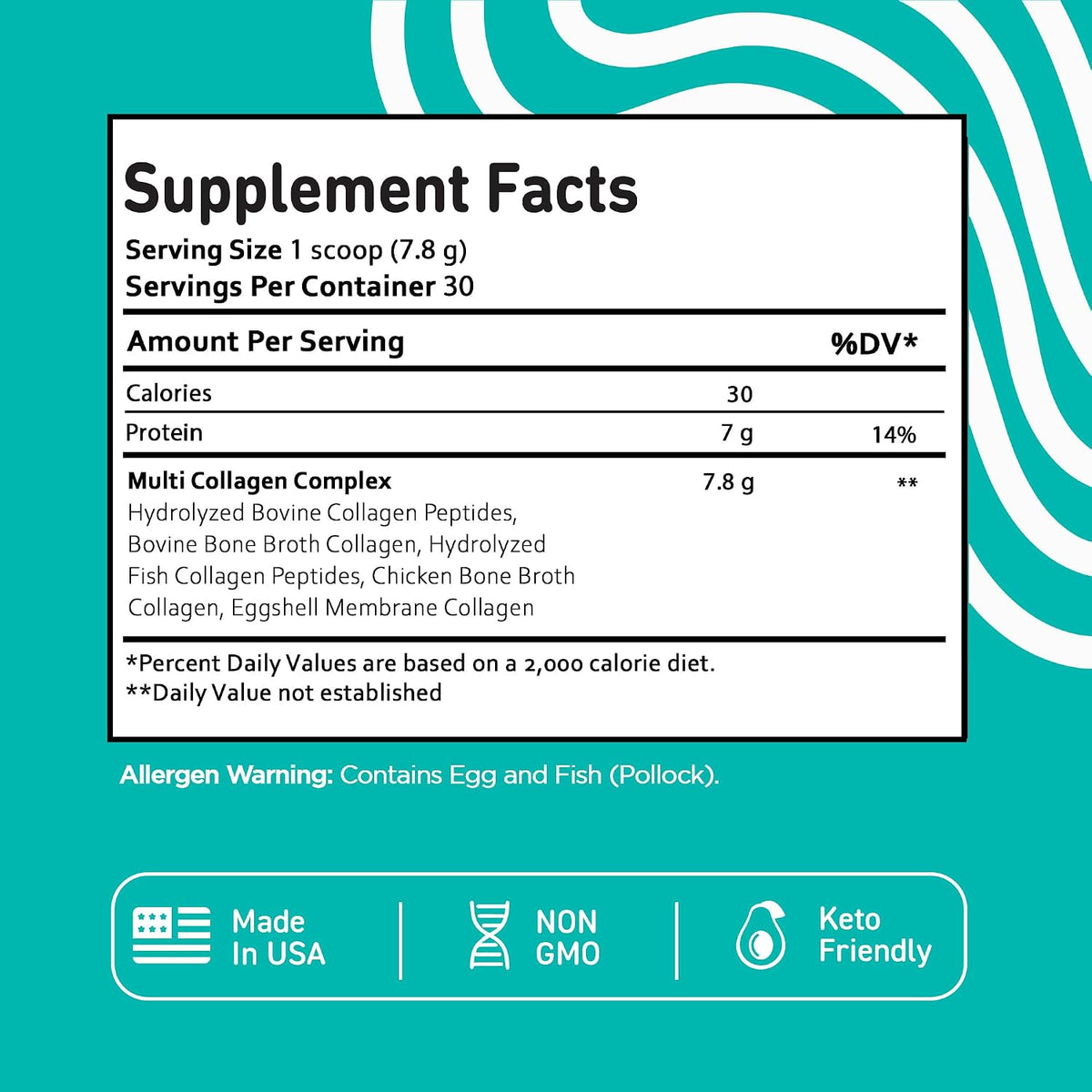 Vital Vitamins Multi Collagen Peptides Powder + Women's Multivitamin Complex