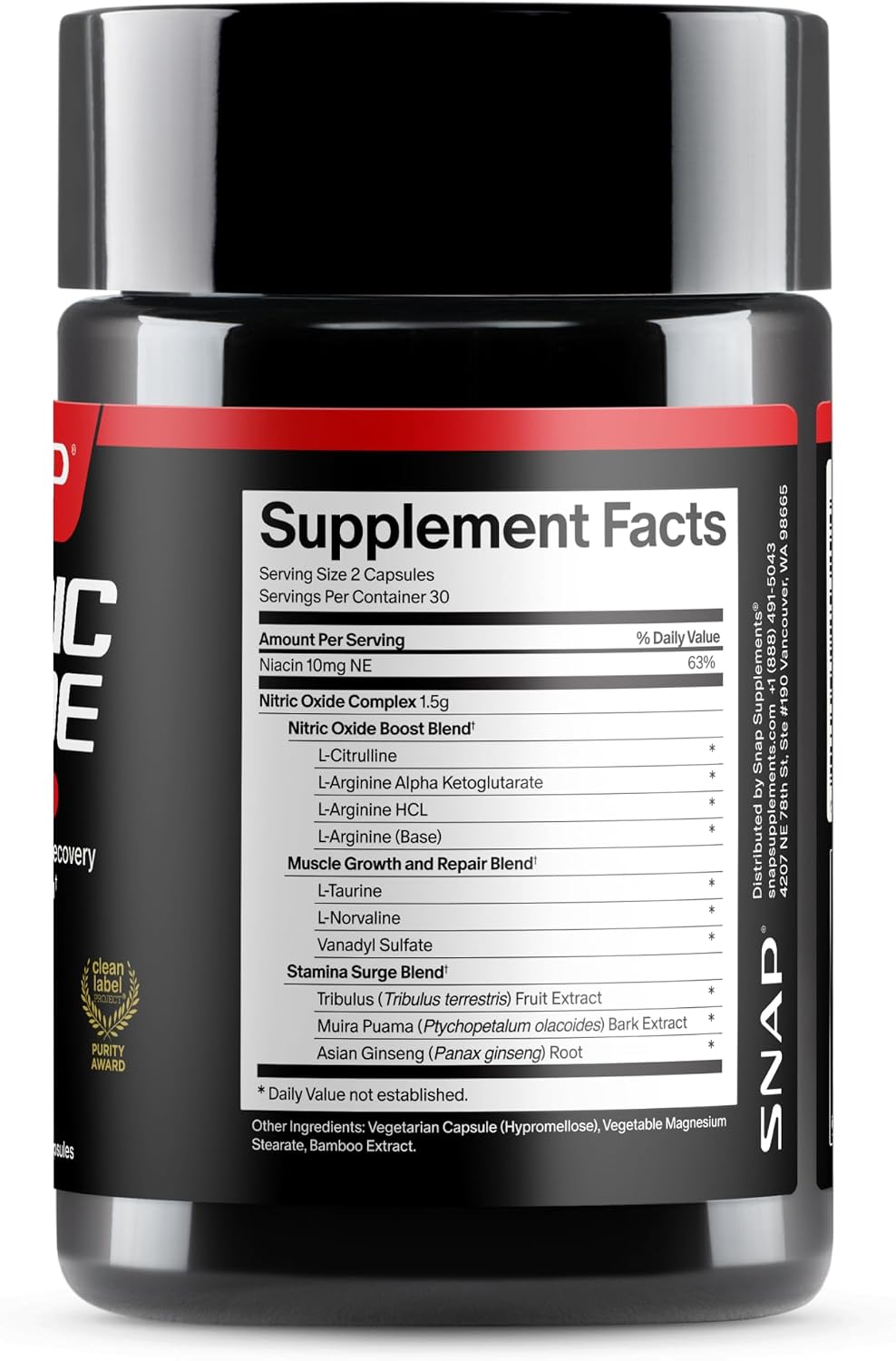 Snap Supplements Prostate Health + Nitric Oxide Booster Bundle, 90+60 Caps | Stinging Nettle, Saw Palmetto for Men, Prostate Support Supplement, Nitric Oxide Supplements for Men, L-Arginine L-Citrulline
