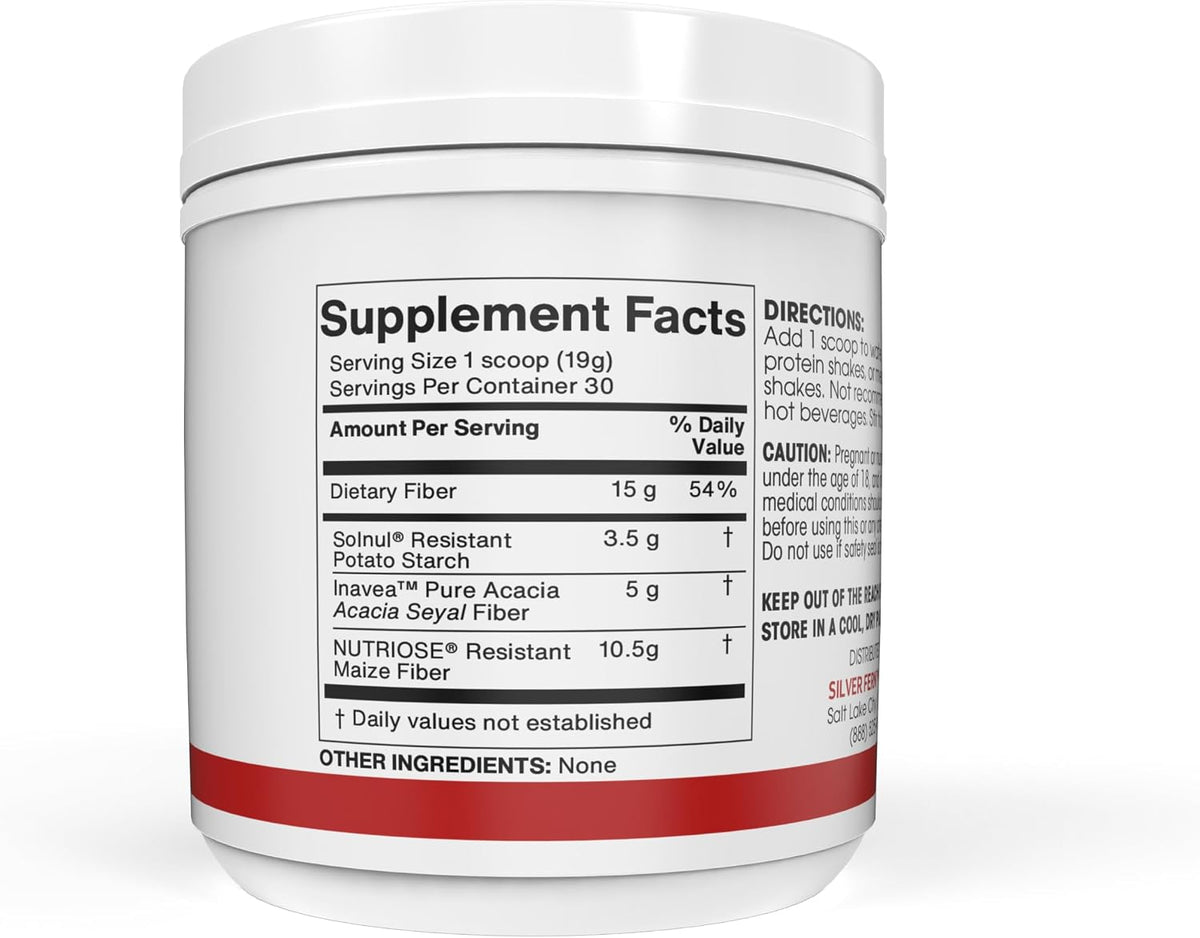 Silver Fern Brand Ultimate Fiber – Prebiotic Supplement for Daily Intake | Supports Digestive Balance & Gut Microbiome – Gentle Daily – 1 Pack