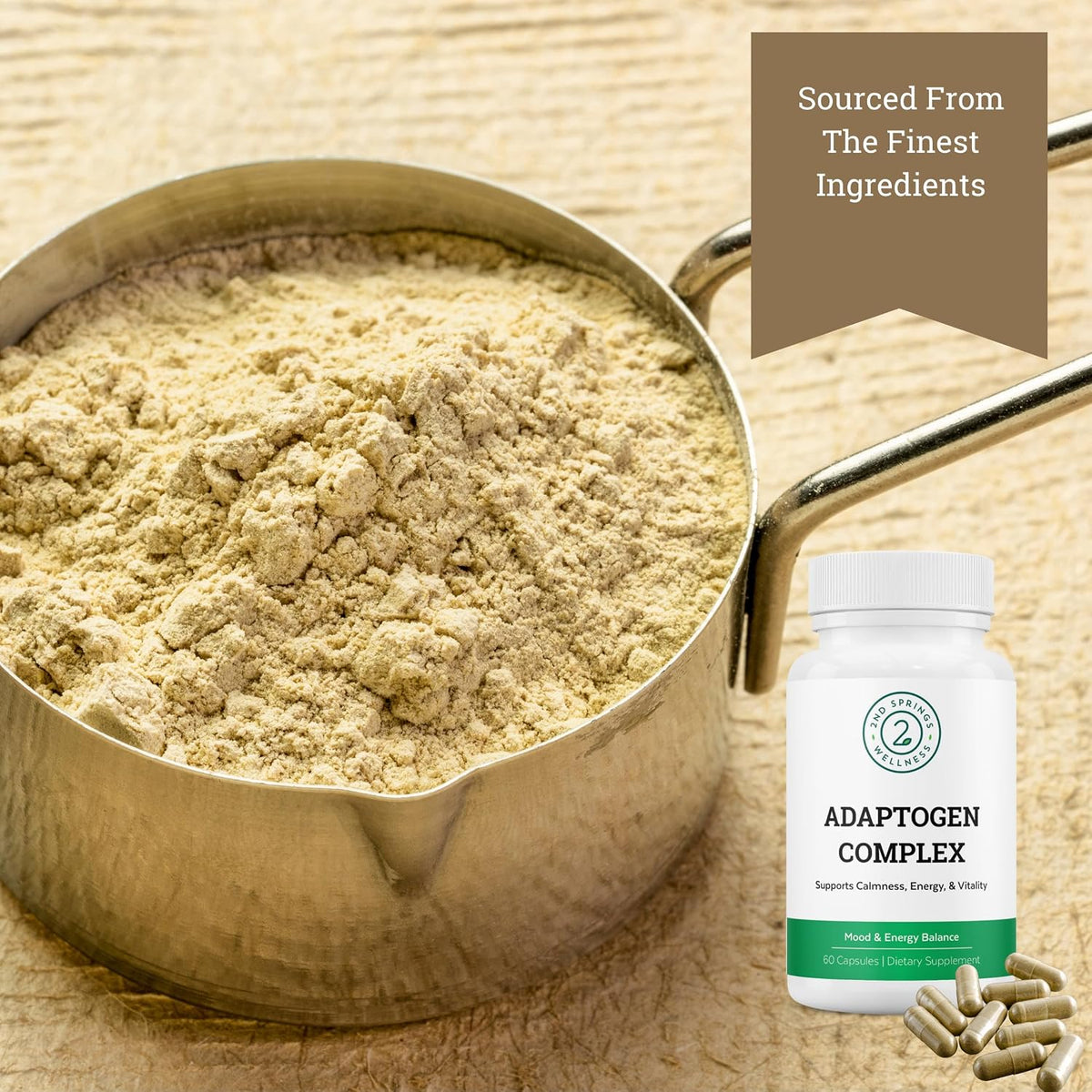Sleep Well & Adaptogen Complex Bundle - Calming Mind and Stress Relief for a Well-Rested and Balanced Life