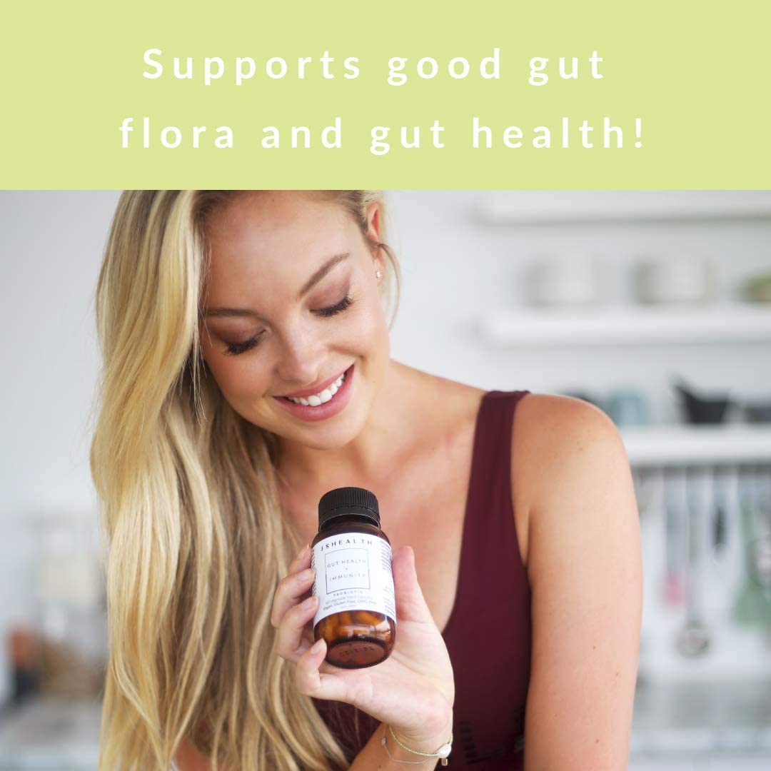 JSHealth Vitamins Gut Health and Immunity Formula | Probiotics for Women and Men | Shelf Stable Probiotic Supplement for Digestive Health and Immune Support (60) - PrimeBioHealth - canada supplements