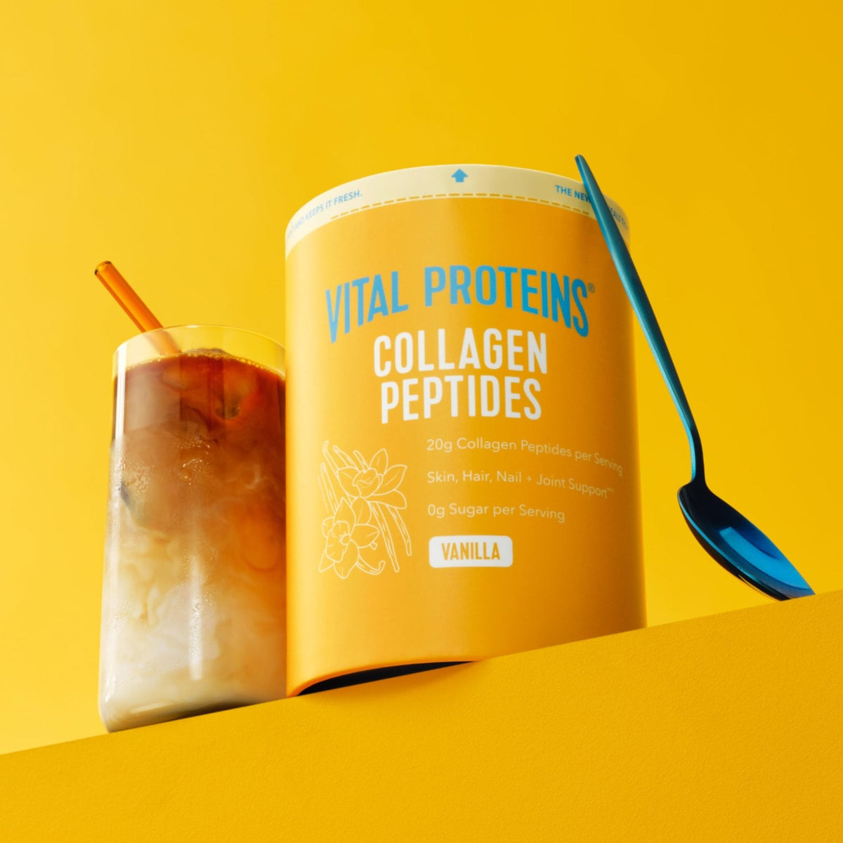 Vital Proteins Collagen Peptides Powder Vanilla - Supports Hair, Skin, Nails, Bones, Joints, Powder for Women - PrimeBioHealth - canada supplements