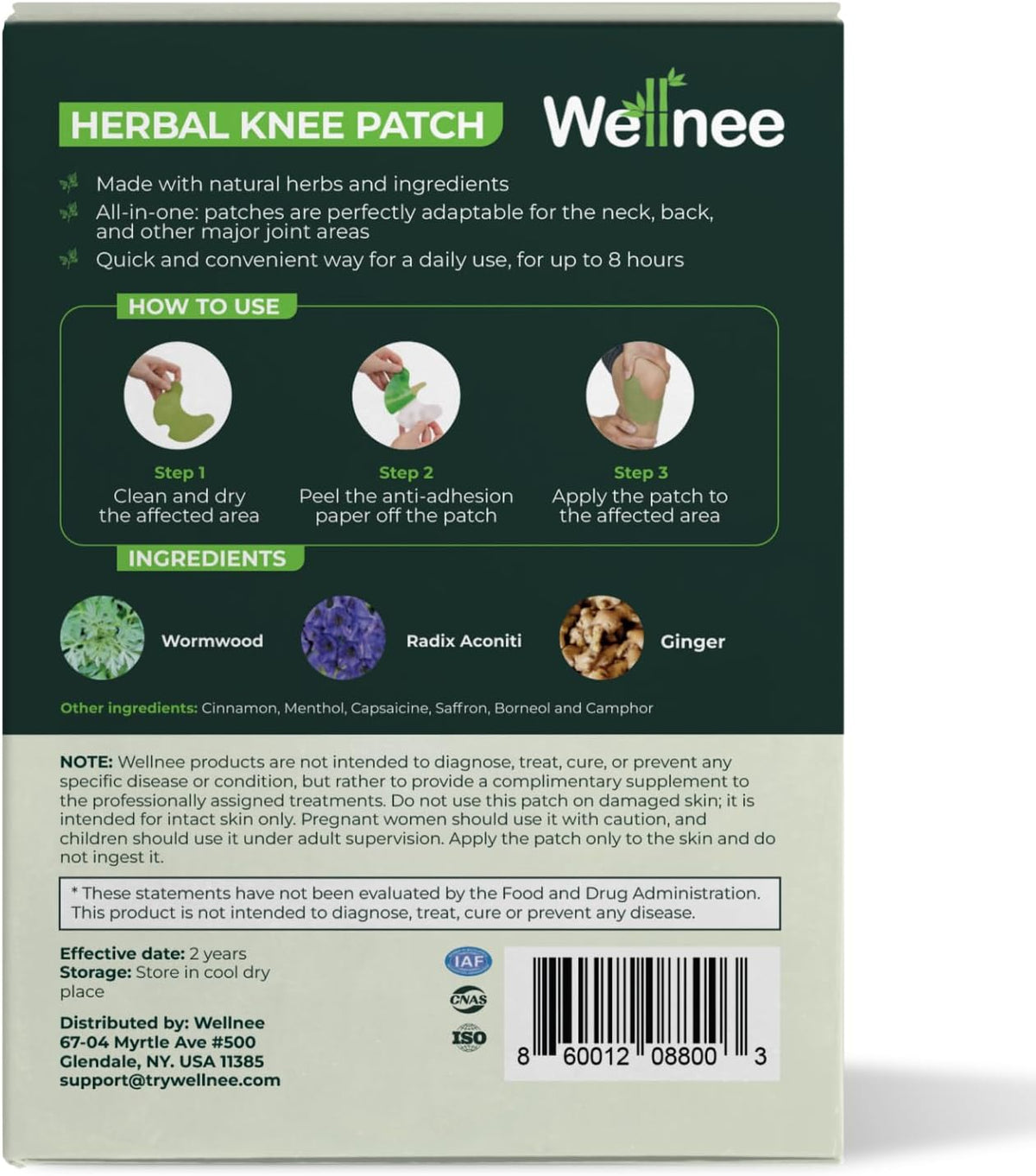 Wellnee & Wellamoon Wellness Pack: Herbal Knee Comfort Patches (10 Count) & Natural Sleep Support Patches (28 Count) – Joint & Muscle Comfort with Plant-Based Sleep Aid - PrimeBioHealth - canada supplements