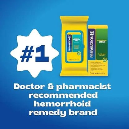 Preparation H Hemorrhoid Flushable Wipes with Witch Hazel for Skin Irritation Relief - 48 Count Preparation HBuy Supplements Australia