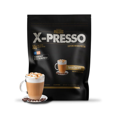 ATHLEAN-X PRO-30G, Xpresso Premium Caffeinated Protein Powder, Mochaspresso, Gluten-Free, Low Sugar, 30g of High Protein Powder for Muscle Recovery & Growth, NSF Certified for Sports