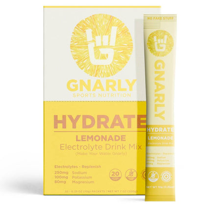 Gnarly Nutrition Hydrate Electrolyte Powder – Orange Pineapple Exercise Hydration Drink Mix – NSF Sport Certified – Electrolyte Solution, Performance & Recovery – Orange Pineapple, 14.10 oz