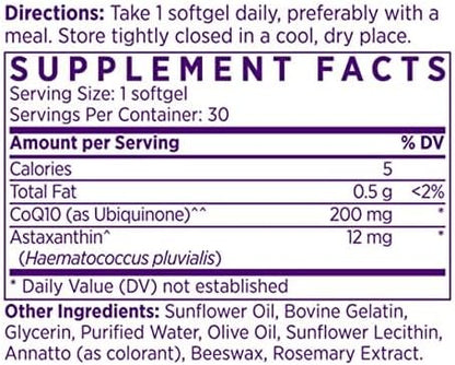 NAOMI Bergamot 500mg Astaxanthin and CoQ10