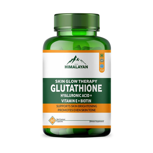 Divyhimalayan L-Glutathione 1000mg - 98% Pure Reduced Form with Vitamin C & ALA for Radiant Skin, Antioxidant & Immune Support - 60 Capsules Divya HimalayanBuy Supplements Australia
