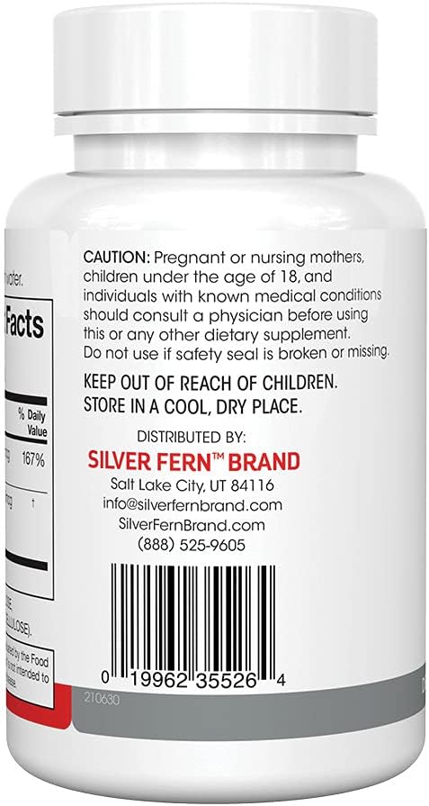 Silver Fern Vitamin K2-D3 Supplement Brand - Natural, Non-Synthetic - K2-7 | Menaquinone-7 (MK-7) - D3 as cholecalciferol - Bone, Heart & Energy Support (1 Bottle - 30 Capsules - 30 Servings)