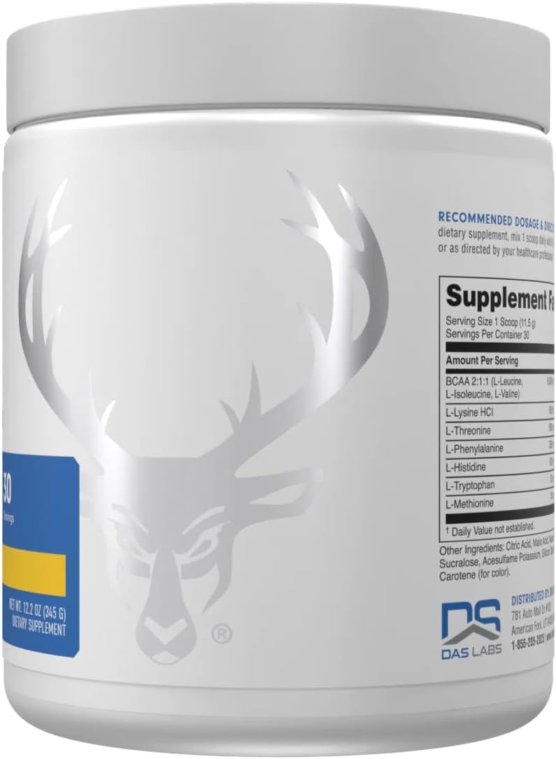 Bucked Up Essential Amino Acids - EAA Powder - Easy Mix, Non Clumping Formula - for Pre/Intra Workout - Pina Colada Flavor - 30 Servings - 11.6 oz