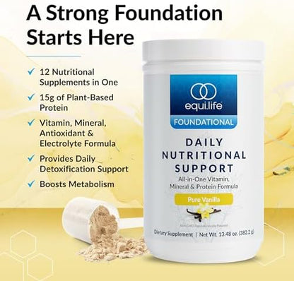 Equilife Vanilla Daily Nutritional Support & Apple Superfoods Bundle