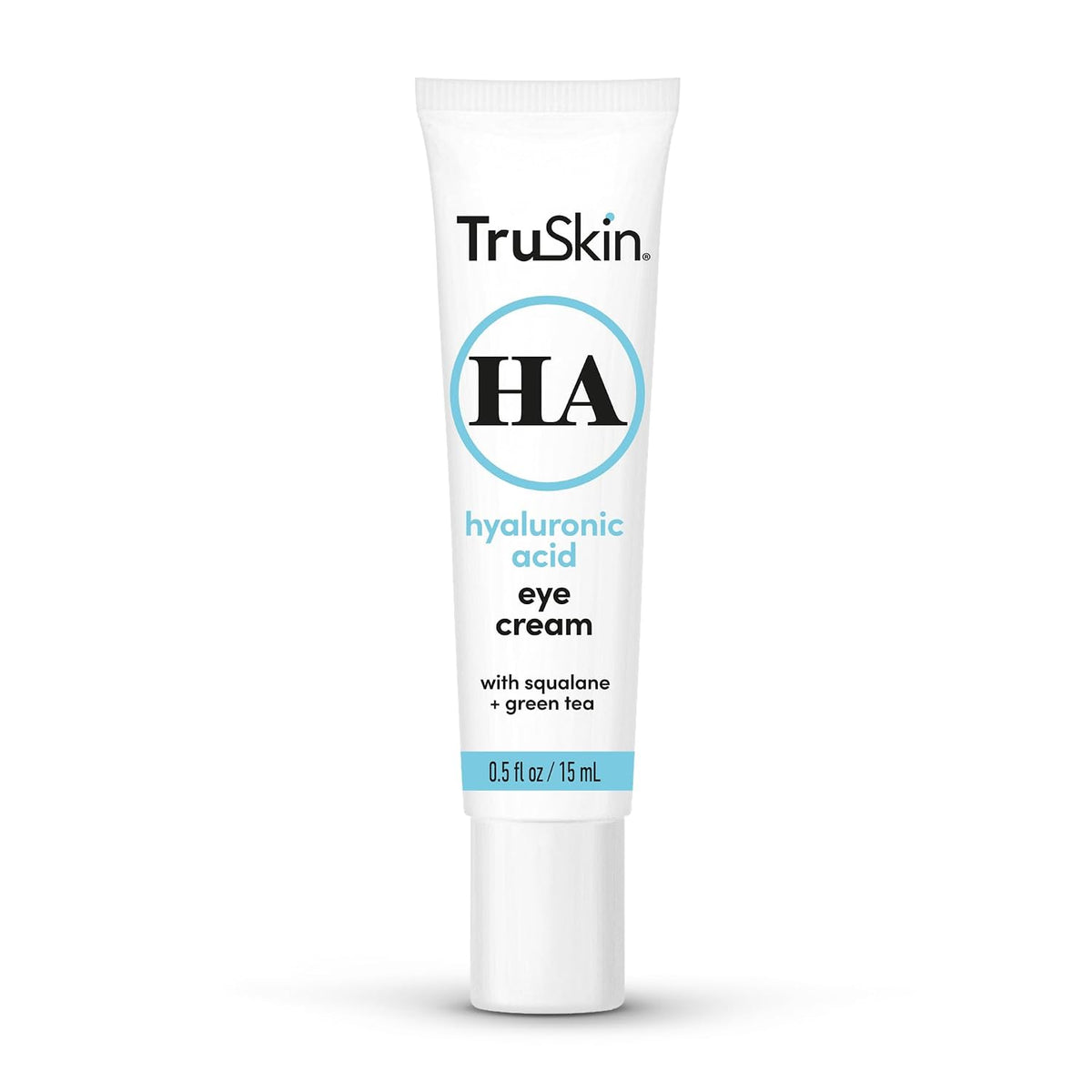 TruSkin Hydrating Eye Cream for Dark Circles & Puffiness, 0.5 fl oz | With Hyaluronic Acid, Squalane and Green Tea to hydrate, brighten and visibly smooth the under eye area
