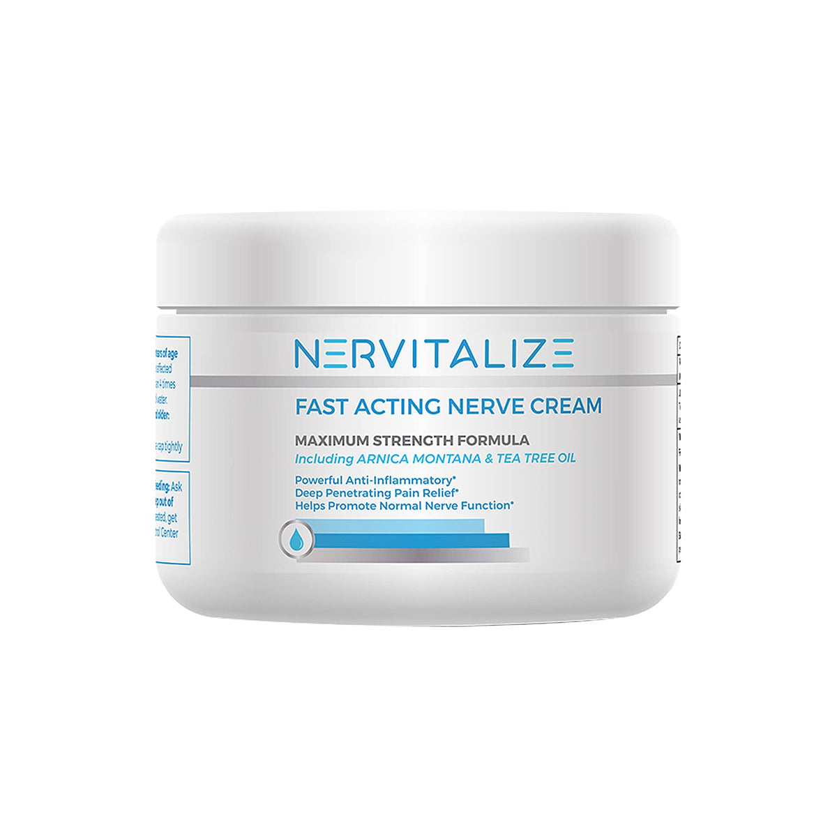 Nervitalize Fast Acting Nerve Pain Relief Cream Maximum Strength Formula - 3 fl oz - Helps Provide Neuro Pain Relief and Deep Nerve Nourishment to Support Normal Nerve Function - Made in The USA NervitalizeBuy Supplements Australia