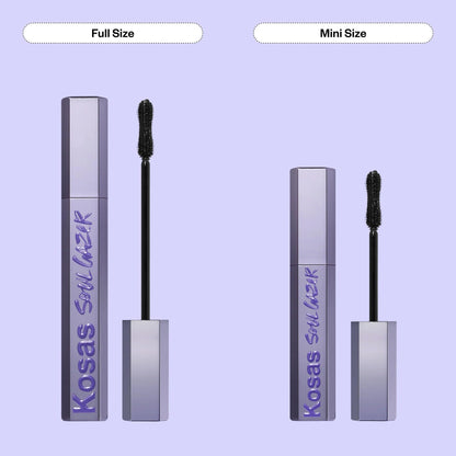 Kosas Soulgazer Lengthening + Lifting Peptide Mascara – Smudge-Proof, Clump-Free Mascara + Lash Serum 2-in-1 for Long, Defined Lashes – Curvilinear Molded Brush, Vegan, Sensitive-Eye Safe KosasBuy Supplements Australia
