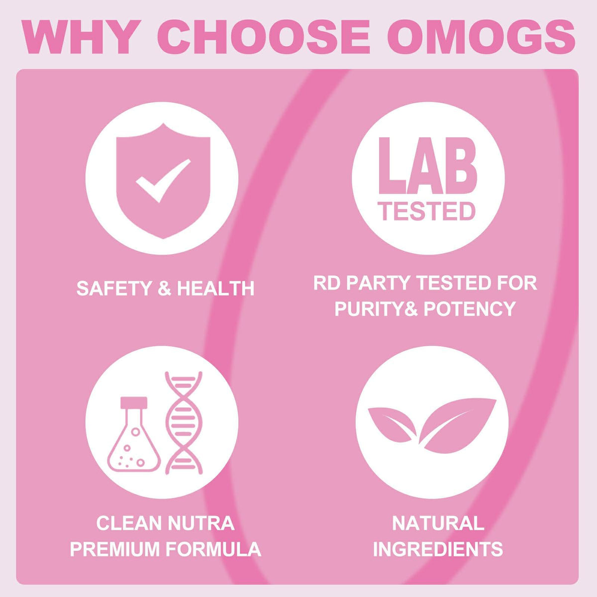 OMOGS Collagen Peptides Capsule，Naturally Sourced Hydrolyzed Collagen with prebiotic & Cranberry Extract - Hair, Skin, Nail, Joint, Digestive Health & Immune Support, Non-GMO, 100 Capsule