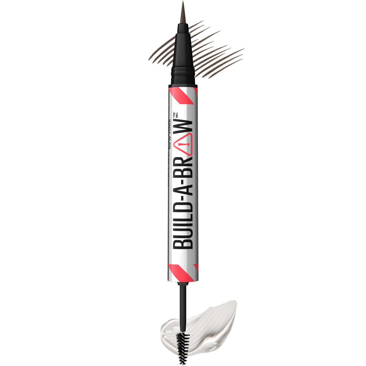 Maybelline Build-A-Brow 2-in-1 Brow Pen and Sealing Eyebrow Gel, Eyebrow Makeup for Real-Looking, Fuller Brows, Black Brown, 1 Count MAYBELLINEBuy Supplements Australia