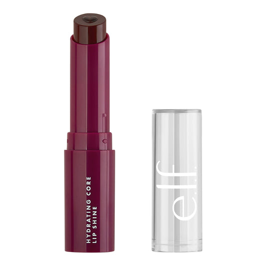 e.l.f. Hydrating Core Lip Shine, Lip Balm For A Sheer Tint Of Color & Soft Shine, Made With Nourishing Vitamin E, Vegan & Cruelty-Free, Ecstatic e.l.f.Buy Supplements Australia