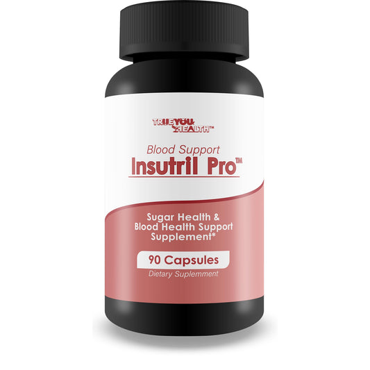 Blood Support Insutril Pro - Our Best Sugar Health & Blood Health Support Supplement - Circulatory Health Support - Blood Balance Blood Boost Blood Circulation Supplements - Health Blood Balance Pills True You HealthBuy Supplements Australia