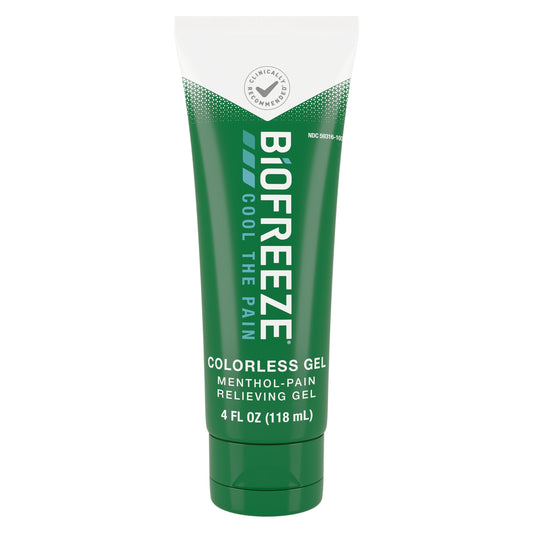 Biofreeze Gel Menthol Pain Relieving Colorless Gel 4 FL OZ Tube For Pain Relief Associated With Sore Muscles, Arthritis, Simple Backaches, And Joint Pain BiofreezeBuy Supplements Australia