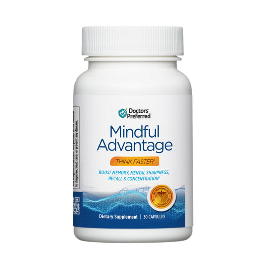 DOCTORS' PREFERRED Mindful Advantage Brain Supplements for Memory and Focus - Boost Memory, Mental Sharpness, Recall & Concentration - 30 Count DOCTORS' PREFERREDBuy Supplements Australia
