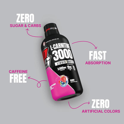 ProSupps L-Carnitine 3000 Stimulant Free Liquid Shots (31 Servings, Berry) and Mr. Hyde Signature Series Pre-Workout Energy Powdered Drink (30 Servings, Watermelon) Bundle