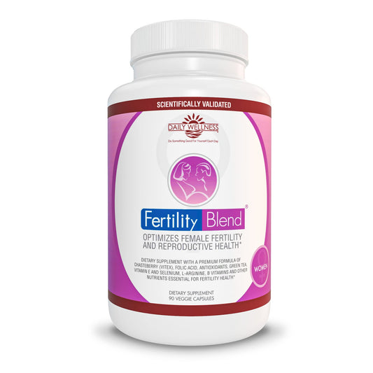 Daily Wellness Fertility Blend for Women - Fertility Supplements for Women, Conception Fertility Prenatal Vitamins, Trying to Conceive Progesterone Supplements, Cycle Support Conception Pills - 1 Pack Fertility BlendBuy Supplements Australia