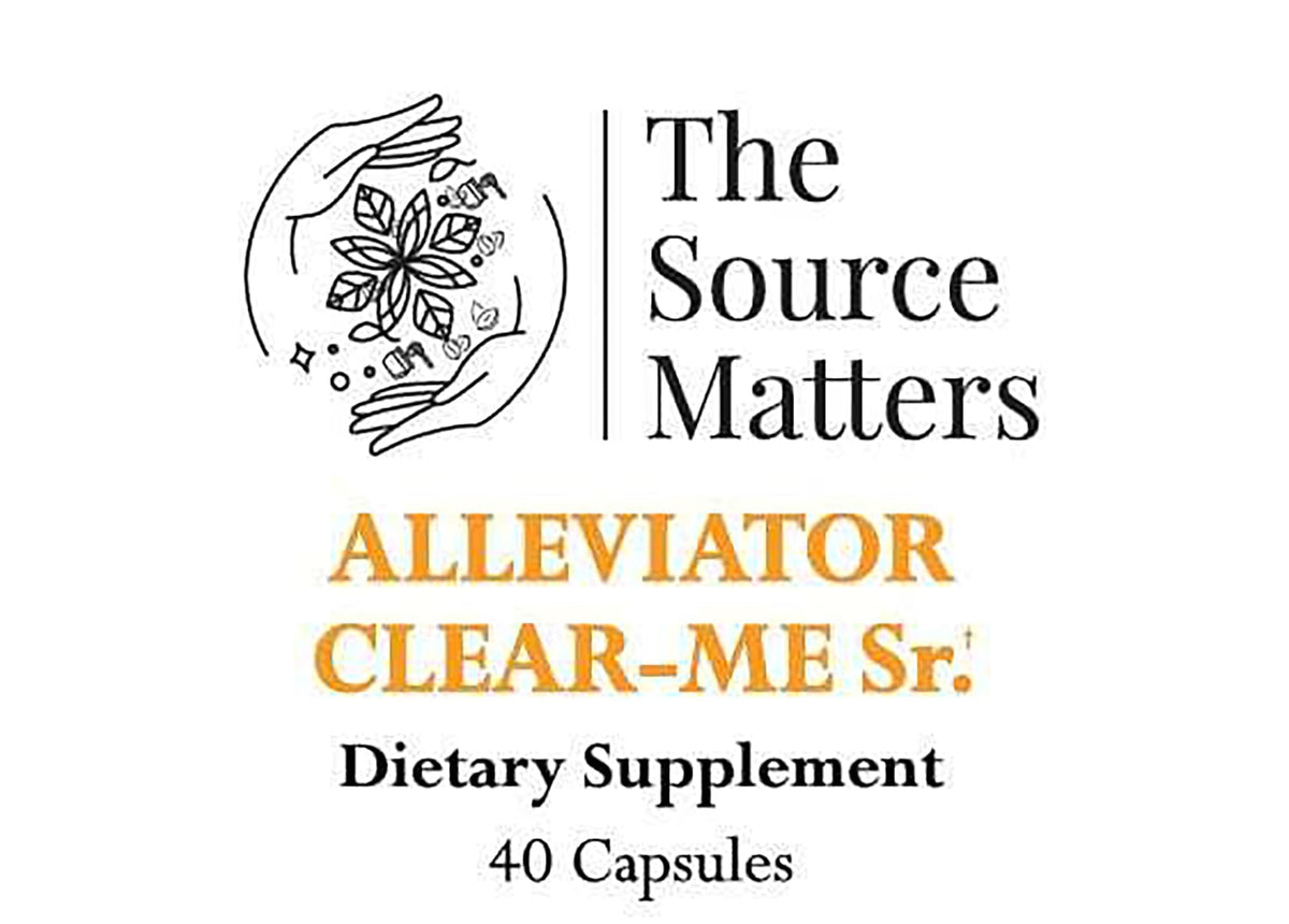 The Source Matters Alleviator Clear-ME SR Seasonal Allergy Relief and Immune Support | Quercetin, Bromelain, Stinging Nettles, NAC, and Vitamin C (40 Capsules) THE SOURCE MATTERS buy supplements Au
