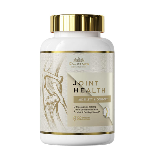DR. CROWN Joints Health Suppplement, Glucosamine Chondroitin MSM - Joint Support Supplement for Women and Men with Turmeric, MSM &Boswellia, for Cartilage, Joint Health and Flexibility - 120 Capsules DR. CROWNBuy Supplements Australia