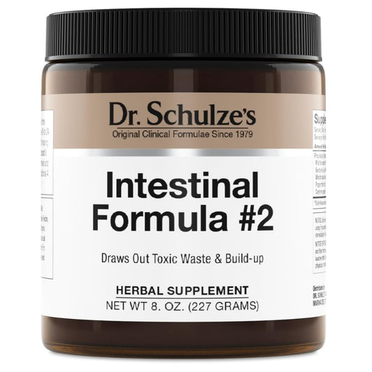 Dr. Schulze's Intestinal Formula #2 - Cleansing Supplement for Colon Health Support - Supports Daily Elimination - Plant-Based Herbal Supplement - Gluten-Free & Vegan - 8 oz Dr. Schulze'sBuy Supplements Australia