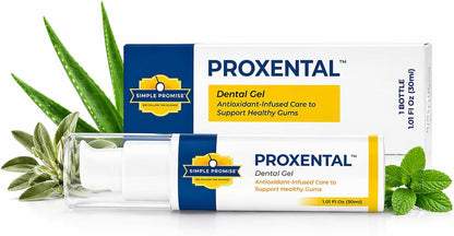 ProXental - Dental Gel with Xylitol and Aloe Vera - Healthy Gum Care Gel | Oral Care Gel, Gum Comfort Support, Clove and Sea Salt Blend, Easy Twice-Daily Application, Alcohol-Free