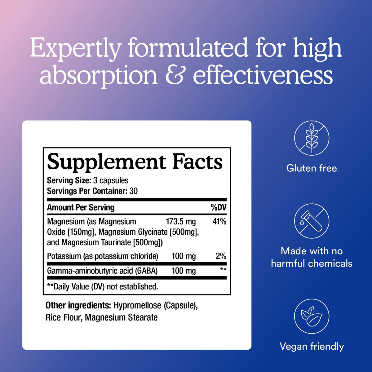 MitoQ Triple Magnesium Complex | Magnesium Glycinate, Taurinate, Oxide with GABA for Heart Health, Stress Management, & Deeper Sleep | High Absorption | 90 Capsules MitoQBuy Supplements Australia