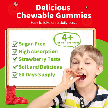 Magnesium Glycinate Gummies for Kids - Magnesium Glycinate Supplement