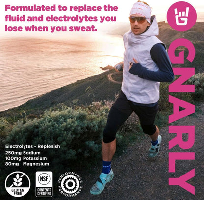 Gnarly Nutrition Hydrate Raspberry (14.10oz) Fuel2O Limeade - (25 Serv) Bulk Bag (25.57oz)