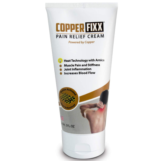 CopperFixx Pain Relief Cream, 5 Fl Oz Tube Powered by Copper with Heat Technology Arnica for Muscle & Stiffness Joint Inflammation, Knee, Back, Shoulder Arthritis Pain. Fast Acting, CF03028 CopperFixxBuy Supplements Australia
