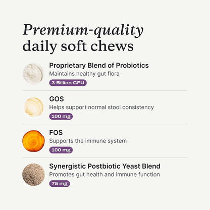 PetLab Co. Dog Itchy Skin Bundle: Soft Chew Dog Probiotics for Gut Health, Itchy Skin, Seasonal Allergies 30 Count & Itch Relief Chews for Dry, Itchy Skin & Coats