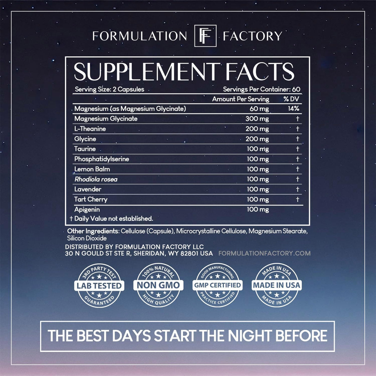 Formulation Factory Heart of Steel x The Night Before x Melt Mode (Bundle)