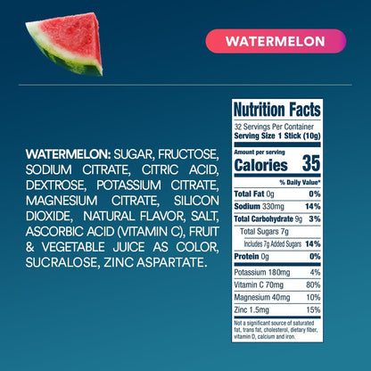 DripDrop Hydration Variety Value Bundle Electrolyte Packets, 128 Count | Watermelon, Berry, Fruit Punch, Grape; 3X Electrolytes, Vitamin C, Magnesium, Zinc; Single Serve Powder Drink Mix; Daily Use