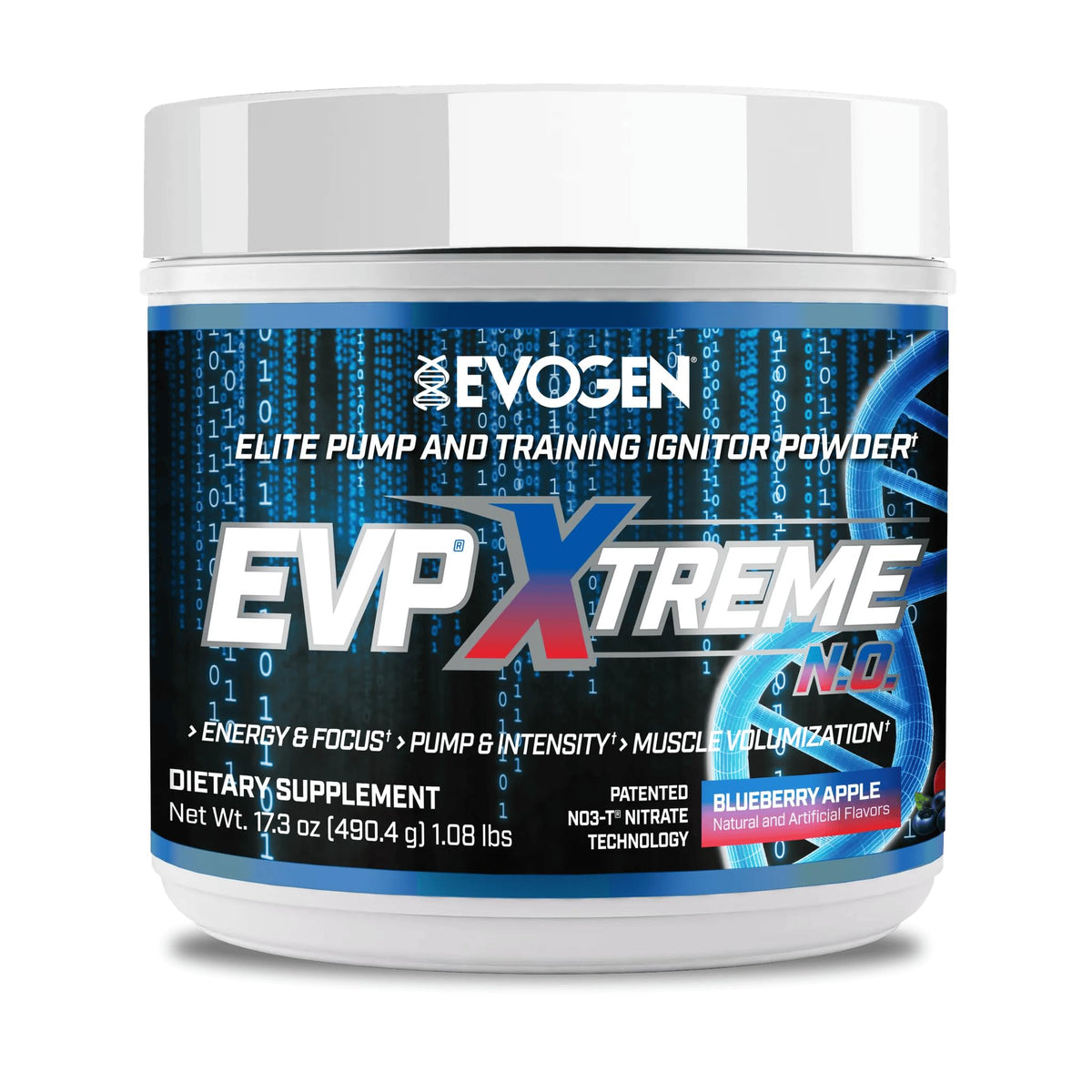 Evogen EVP Xtreme NO Pre-Workout for Men & Women | Sour Candy | 40 Servings | Arginine nitrate, L-citrulline, beta-alanine, creatine and coconut water; caffeine and yohimbe for energy and pumps