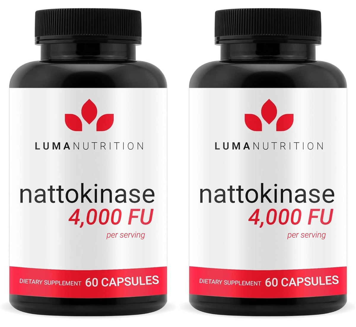 Luma Nutrition Nattokinase Supplement 4000 FU Per Serving - 60 Capsules