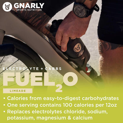 Gnarly Nutrition Hydrate Orange Pineapple (14.10oz) Fuel2O Limeade - (25 Serv) Bulk Bag (25.57oz)