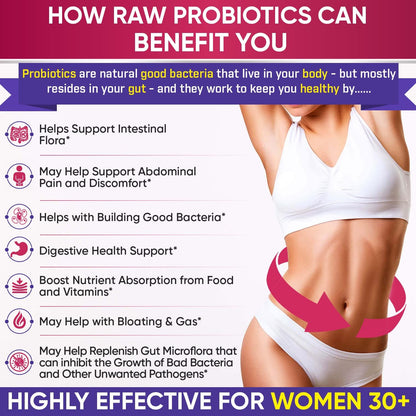 Wholesome Wellness Food Multivitamin for Men + Dr. Formulated Raw Probiotics for Women 100 Billion CFUs Bundle