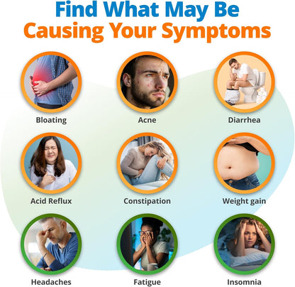 5Strands Food Intolerance & Environmental Sensitivity Test + Food & Beverage Intolerance Test, at Home Hair Analysis for Adults & Kids, Comprehensive Digestive Insight, Results in 4 Day