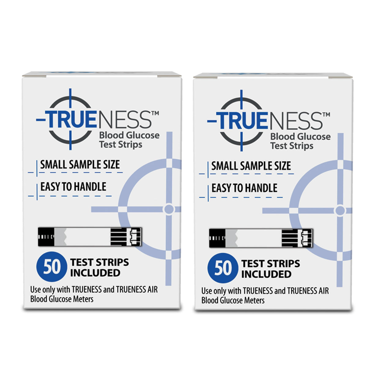 TRUENESS Blood Glucose Test Strips, 50 Count | Blood Glucose Test Strips Compatible with TRUENESS Family of Self Monitoring Blood Glucose Meters, Fast 5 Second Results
