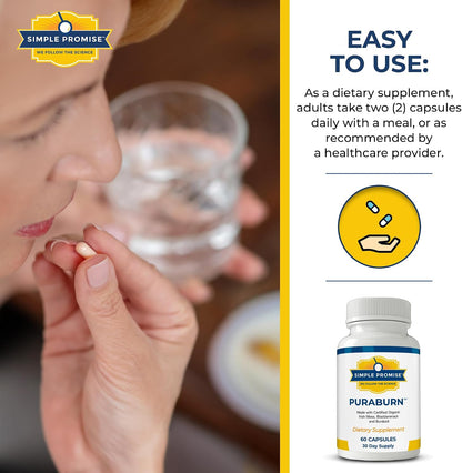 PuraBurn - Irish Sea Moss Capsules for Daily Wellness - Bladderwrack Root | Organic Sea Moss, Nutrient Absorption Support, Bladderwrack and Kelp, Simple 2-Capsule Routine, Non-GMO