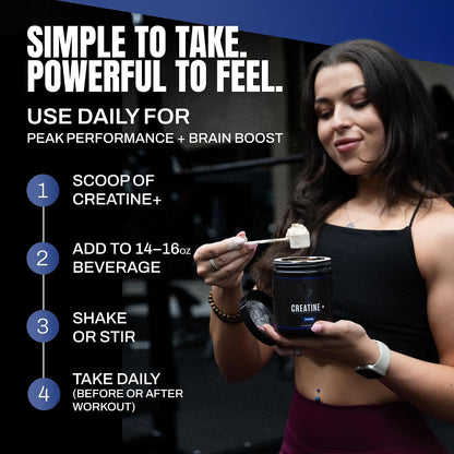 VEDGE Creatine Monohydrate, with PeakO2 Organic Mushroom Blend, 30 Servings | Creatine Monohydrate with Mushrooms, Organic Mushroom Blend With PeakO₂ Cordyceps Lion’s mane and Reishi, Unflavored