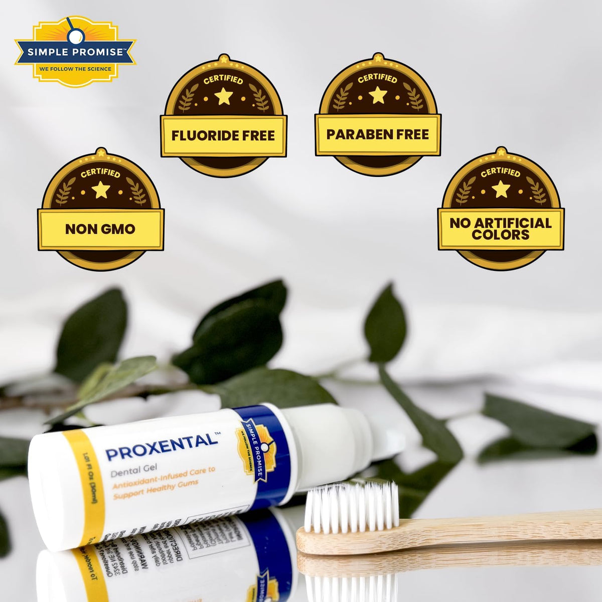 ProXental - Dental Gel with Xylitol and Aloe Vera - Healthy Gum Care Gel | Oral Care Gel, Gum Comfort Support, Clove and Sea Salt Blend, Easy Twice-Daily Application, Alcohol-Free