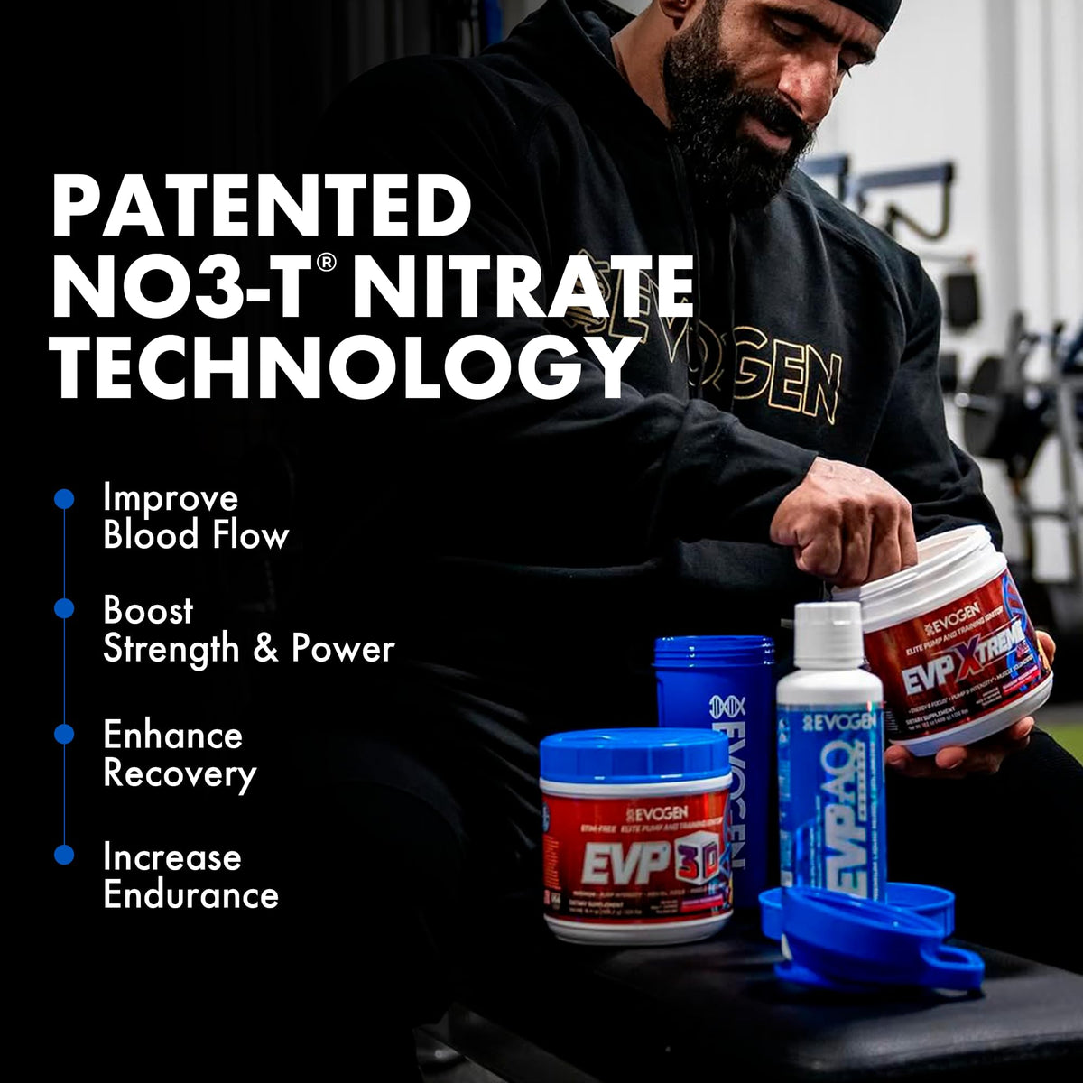 Evogen EVP Xtreme NO Pre-Workout for Men & Women | Sour Candy | 40 Servings | Arginine nitrate, L-citrulline, beta-alanine, creatine and coconut water; caffeine and yohimbe for energy and pumps